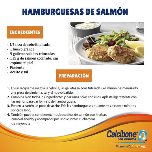 Hamburguesas de Salmón-Calcibone