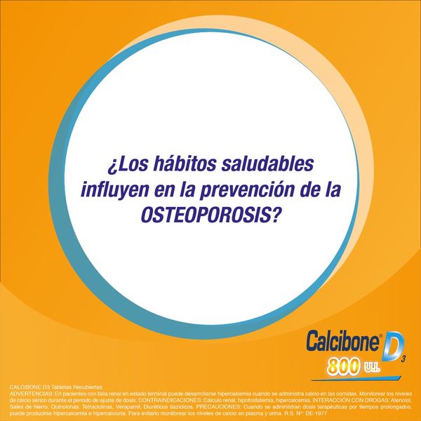 ¿Los hábitos saludables influyen en la prevención de la osteoporosis?