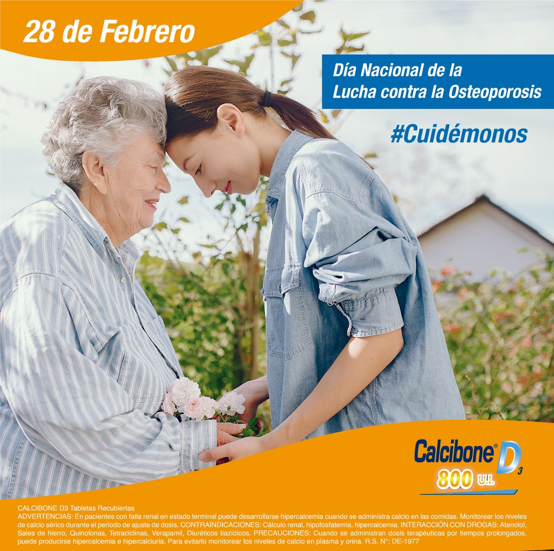 Día Nacional de la Lucha contra la Osteoporosis - Calcibone D