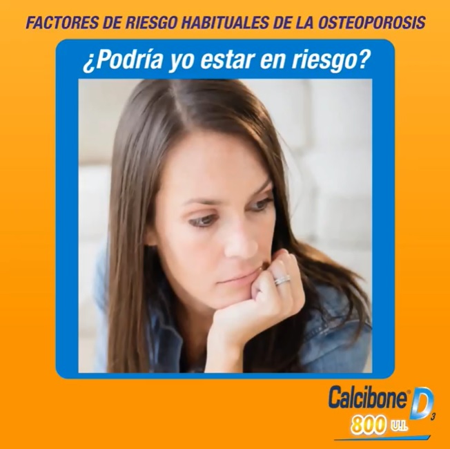 Factores de riesgo habituales de la osteoporosis – Calcibone D Factores de riesgo habituales de la osteoporosis - Calcibone D
