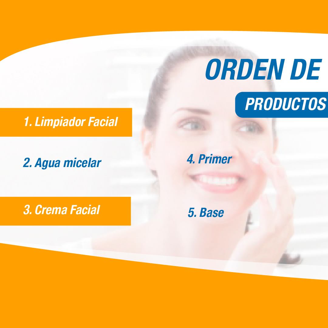 En el maquillaje el orden de los productos si puede afectar el resultado.