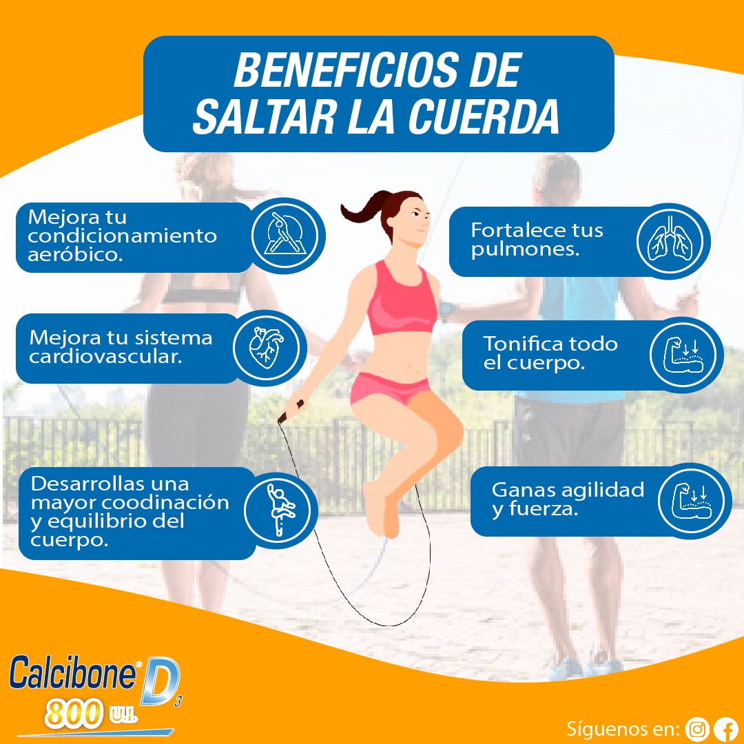 Beneficios de saltar la cuerda - Calcibone D