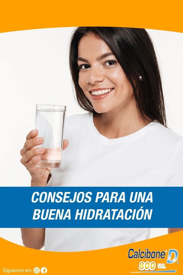 Consejos para una buena hidratación - Calcibone D