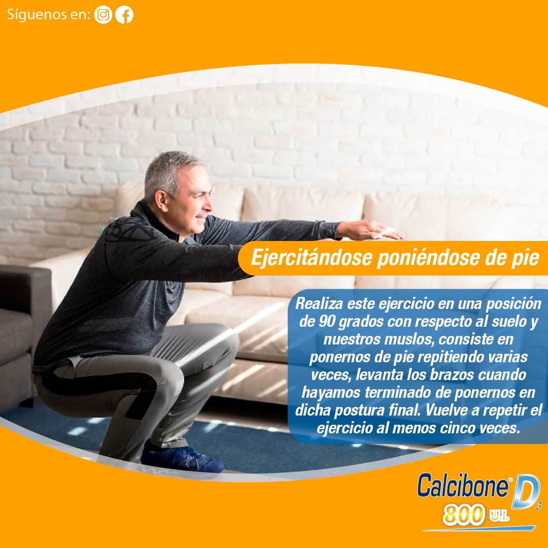 Ejercitándose poniendos de pie - Calcibone D