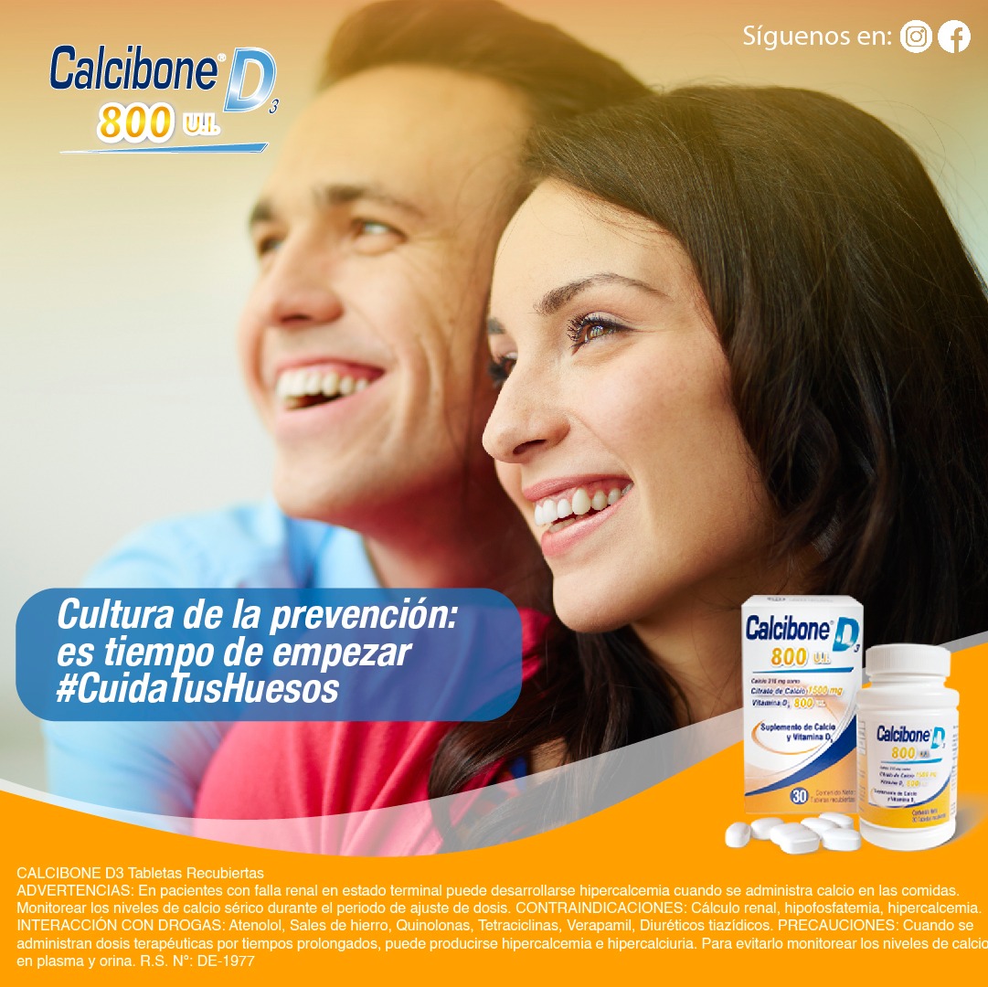 Empieza a cuidar tus huesos - Calcibone D