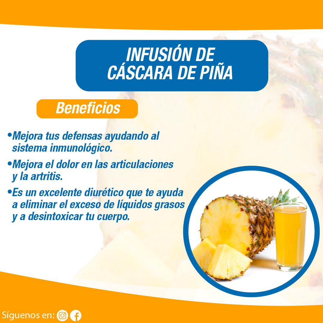 Infusión de cáscara de piña