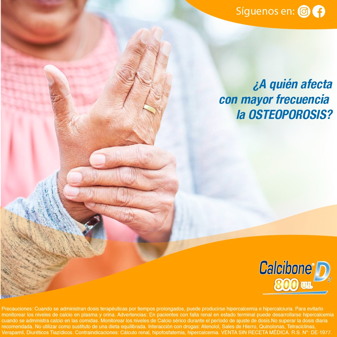 La osteoporosis - Calcibone D