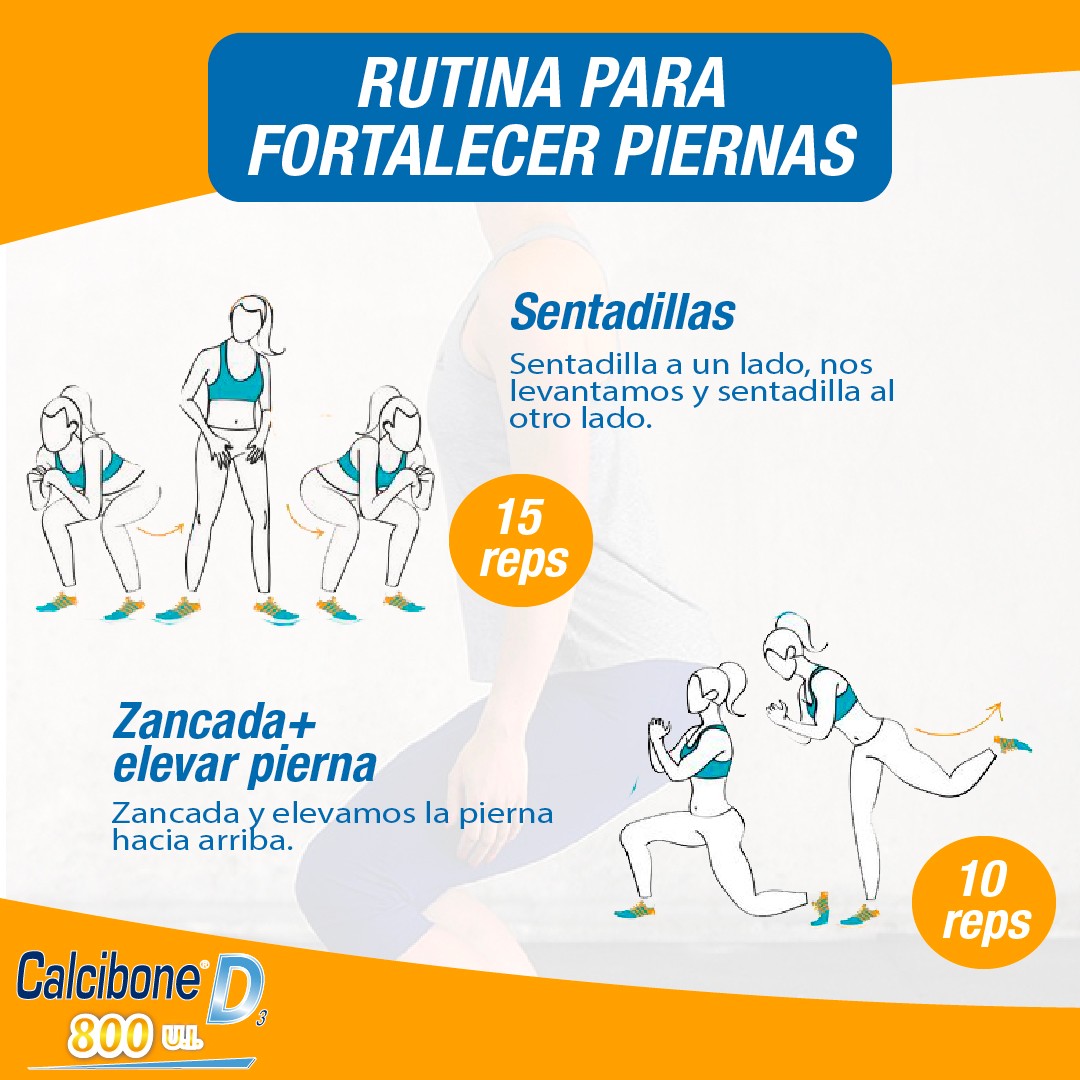 Rutinas para fortalecer piernas