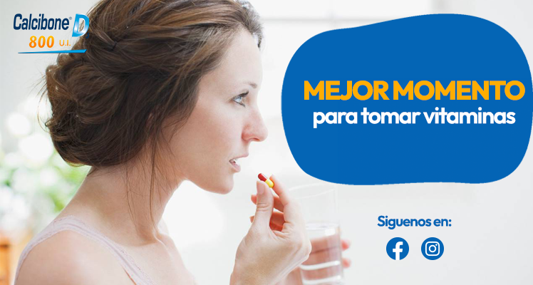 ¿Cuál es el mejor momento del día para tomar vitaminas?