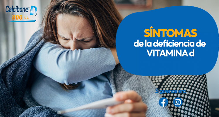 ¿Qué síntomas tenemos cuando presentamos deficiencia de vitamina D?