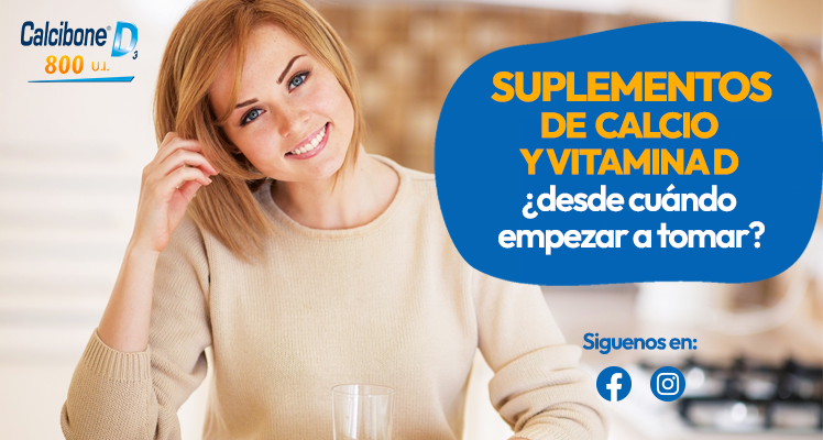 Cuándo debe comenzar a tomar suplementos de calcio y vitamina D